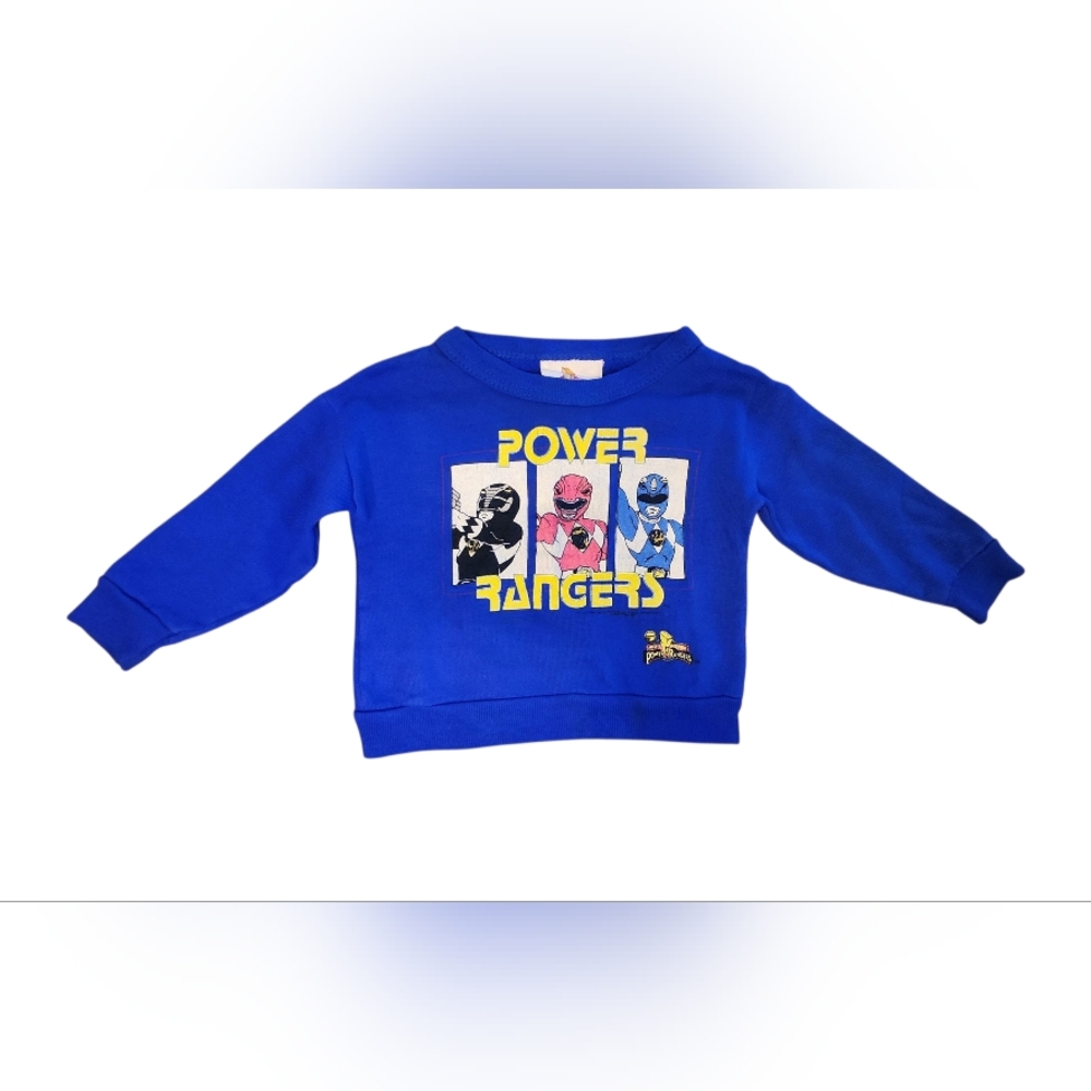 Mighty Morphin Power Rangers Crewneck Sweatshirt Vintage 1993 Youth Toddler 2T